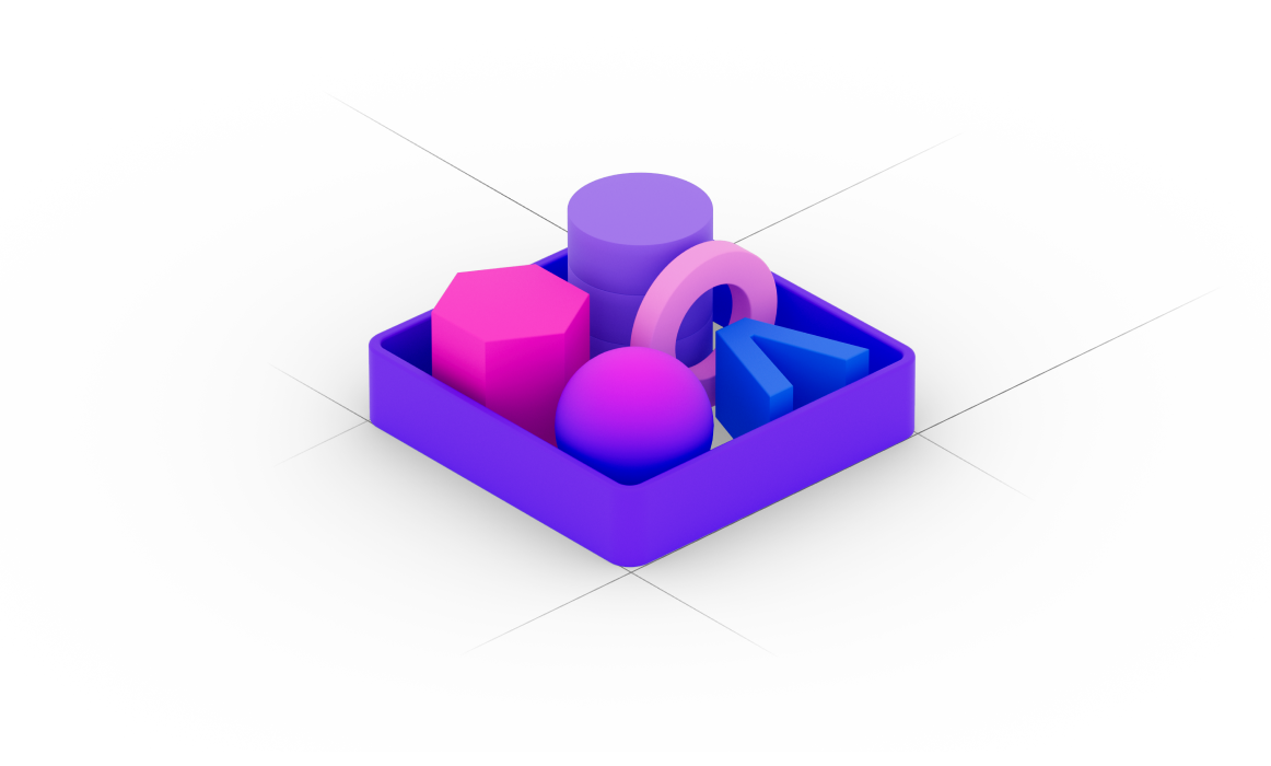 box of geographical parts